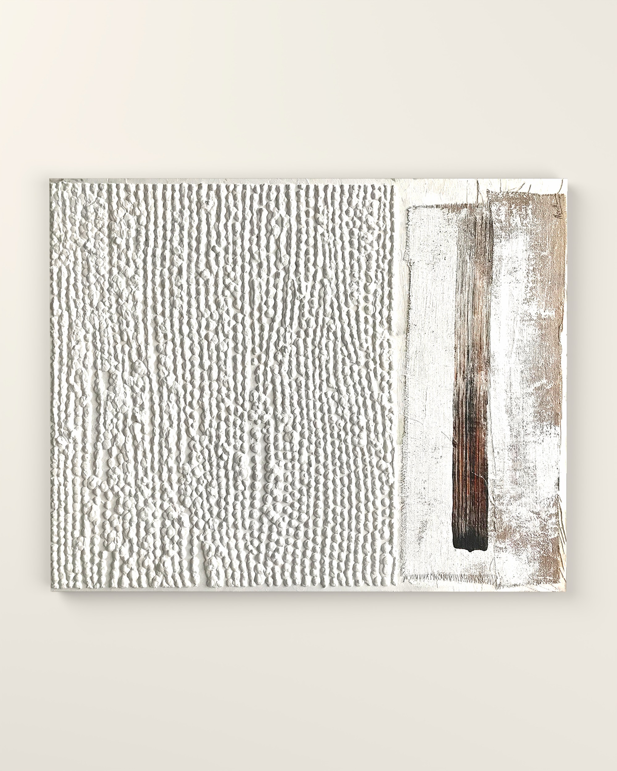 Linea Tactile Canvas Artwork without frame | KUNAL TREHAN Casa Maison Home