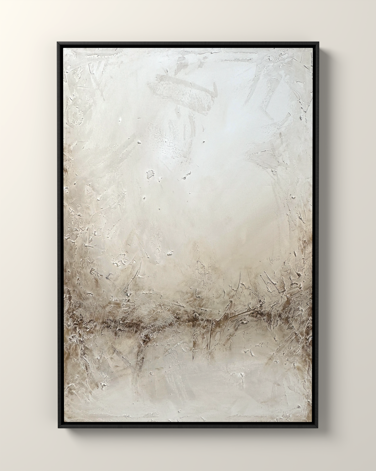 Malas Canvas Print Artwork in a Black float frame | KUNAL TREHAN Casa Maison Home
