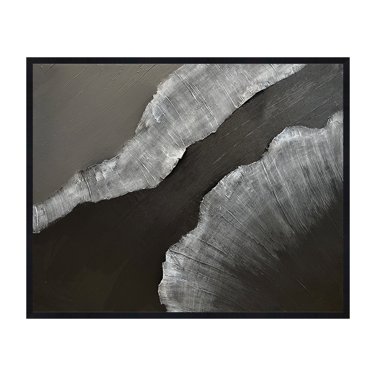 Marbesa Canvas Artwork - Black