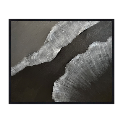 Marbesa Canvas Artwork - Black