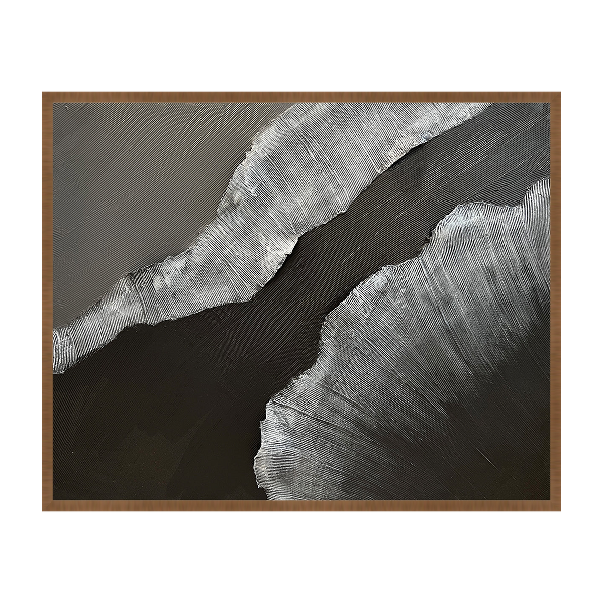 Marbesa Canvas Artwork - Walnut