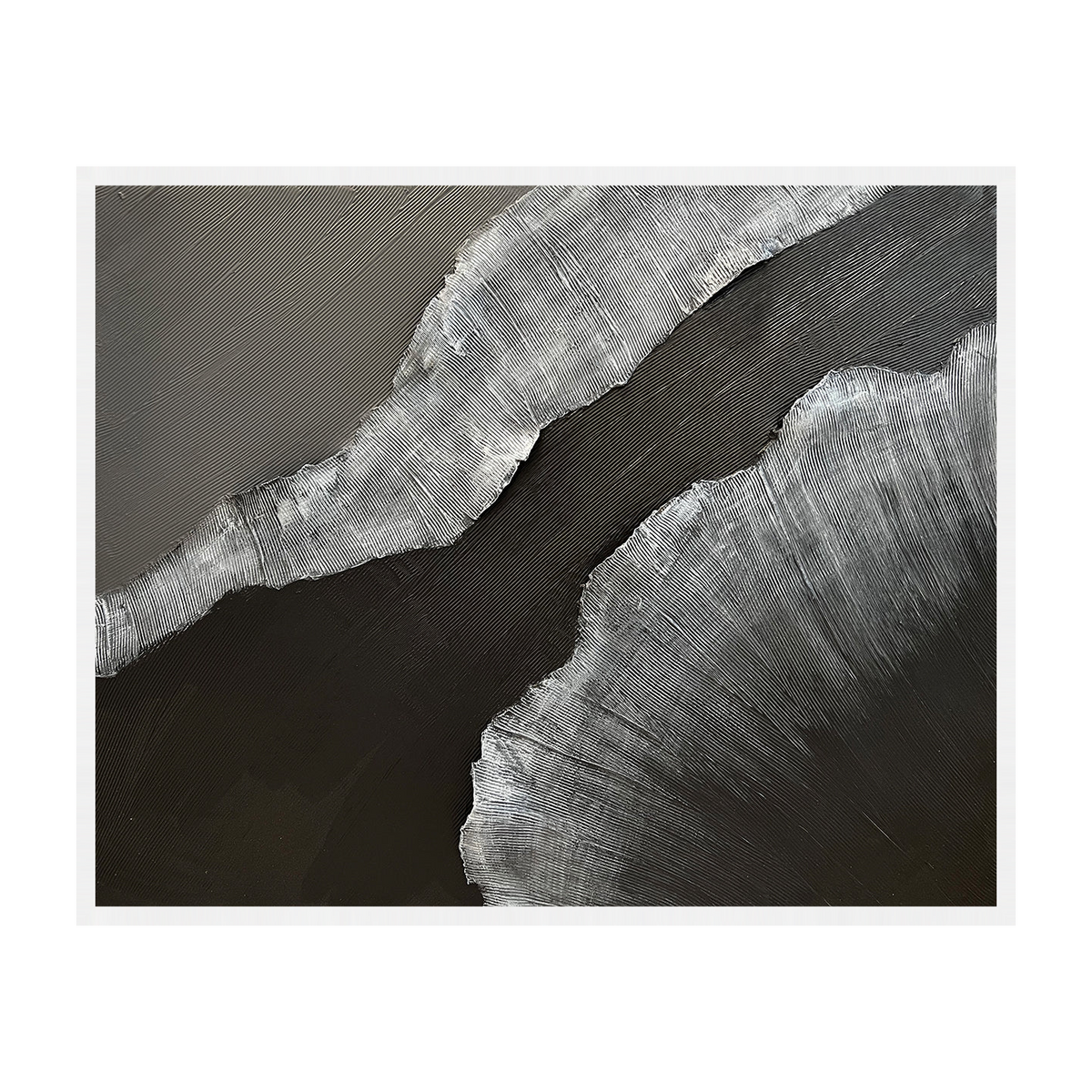 Marbesa Canvas Artwork - White