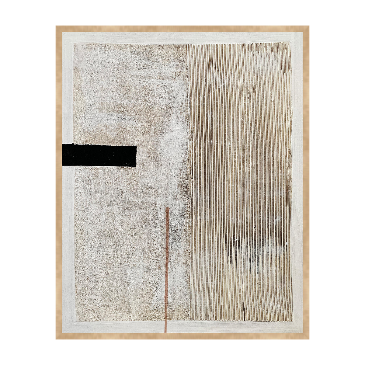 Monolithe Canvas Artwork – Oak