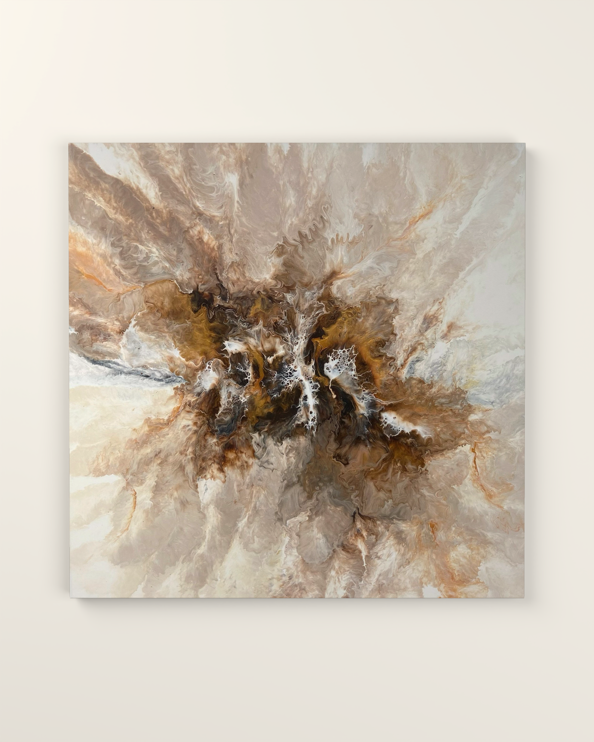 Oak Shimmer Canvas Print Artwork without frame | KUNAL TREHAN Casa Maison Home