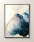 Onda 1 Canvas Artwork in a Black frame | KUNAL TREHAN Casa Maison Home