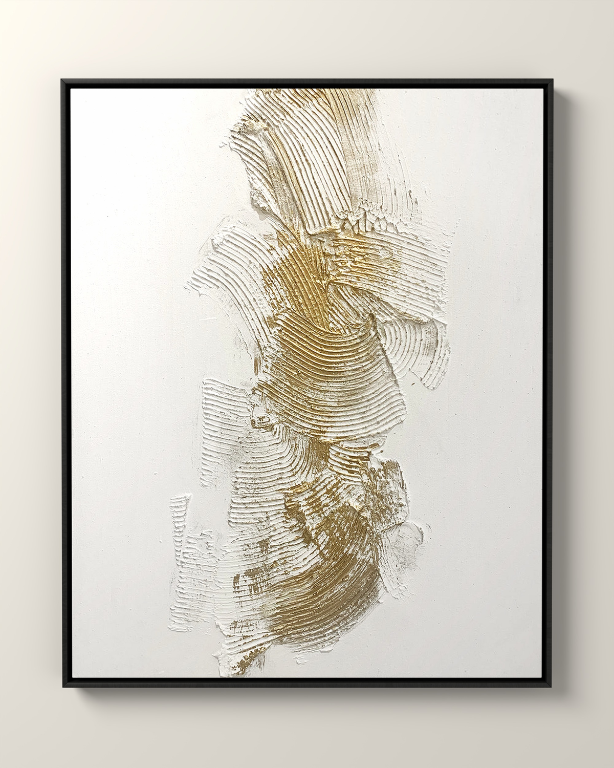 Orario Canvas Artwork in a Black float frame | KUNAL TREHAN Casa Maison Home