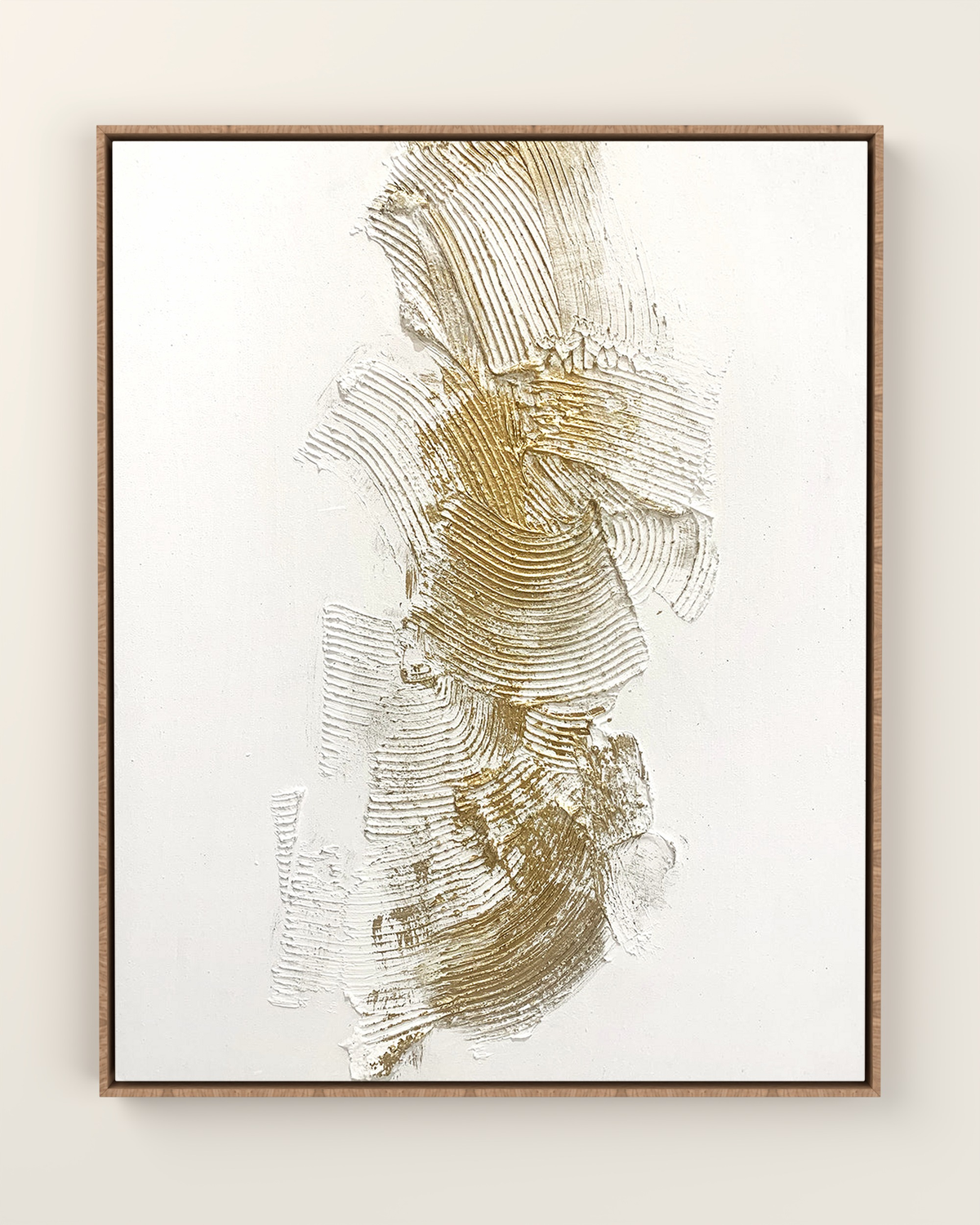 Orario Canvas Artwork in an Oak float frame | KUNAL TREHAN Casa Maison Home