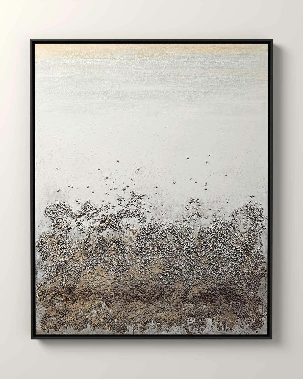 Orée Canvas Artwork in a Black float frame | KUNAL TREHAN Casa Maison Home