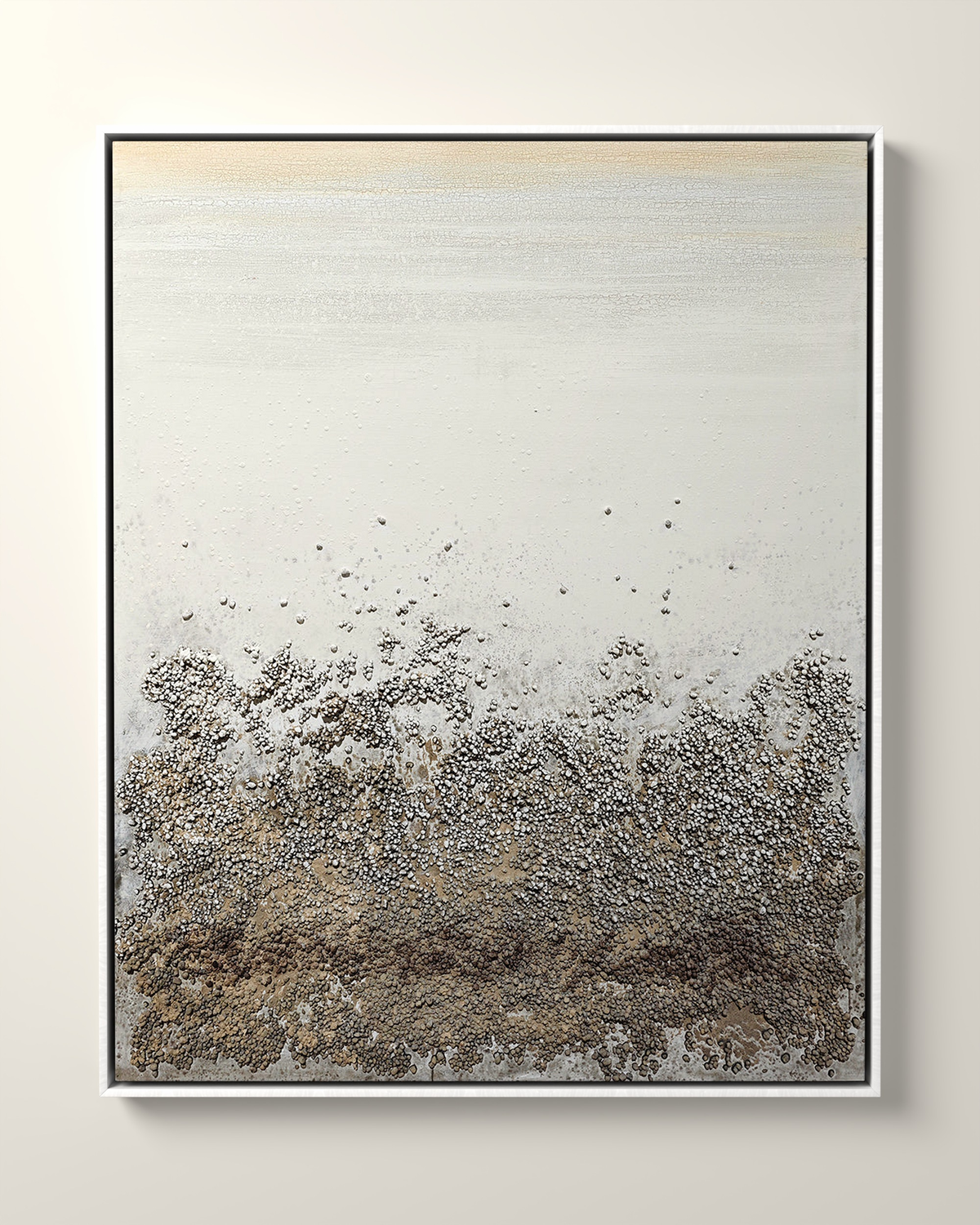 Orée Canvas Artwork in a White float frame | KUNAL TREHAN Casa Maison Home