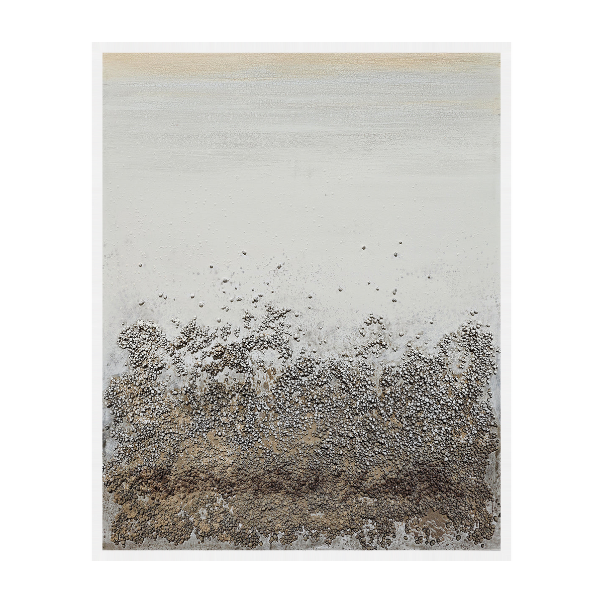 Oree Canvas Artwork – White