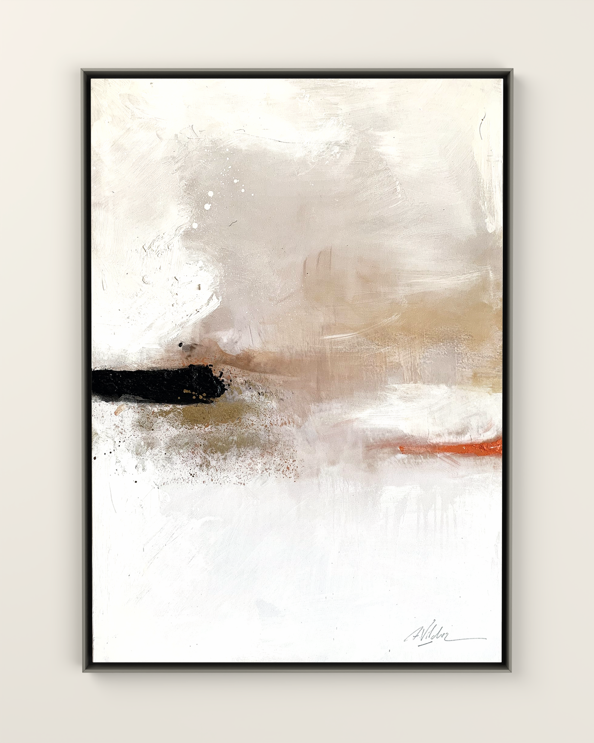 Orto 2 Canvas Artwork in a Silver frame | KUNAL TREHAN Casa Maison Home