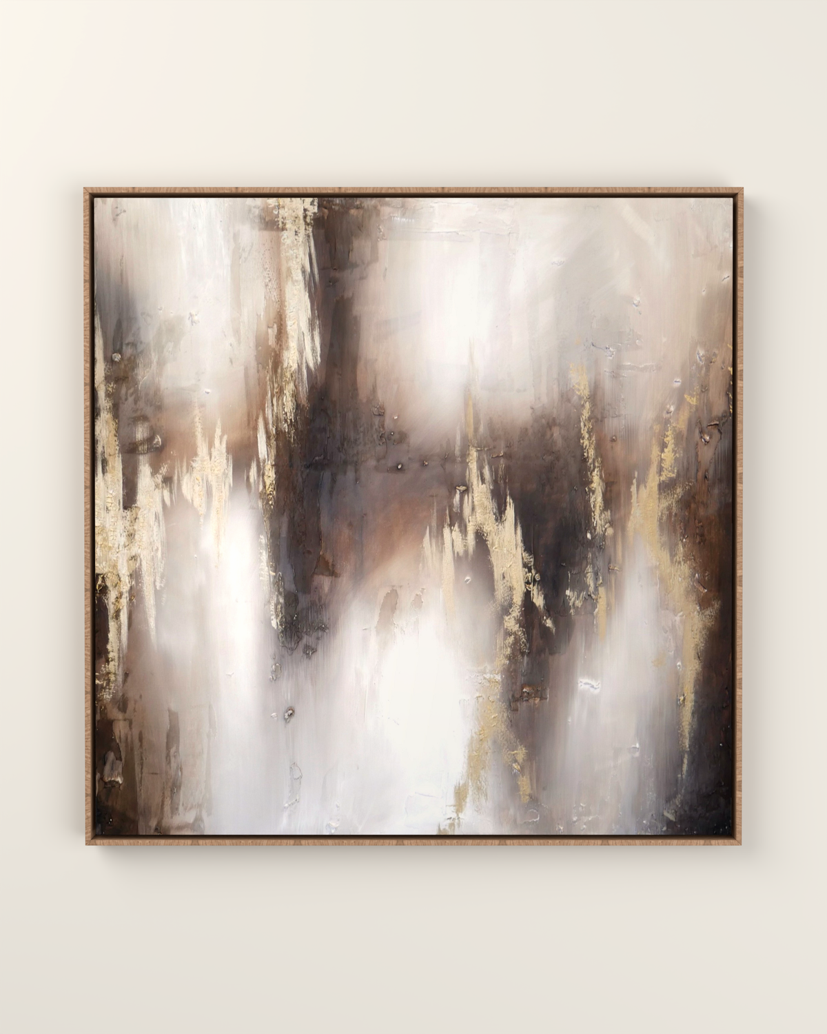 Penjahat Canvas Print Artwork in an Oak float frame | KUNAL TREHAN Casa Maison Home