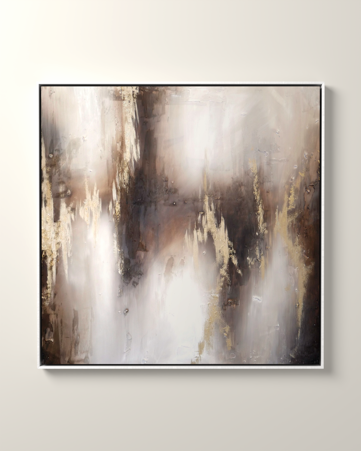 Penjahat Canvas Print Artwork in a White float frame | KUNAL TREHAN Casa Maison Home