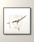 Révélation Canvas Artwork in a Black float frame | KUNAL TREHAN Casa Maison Home