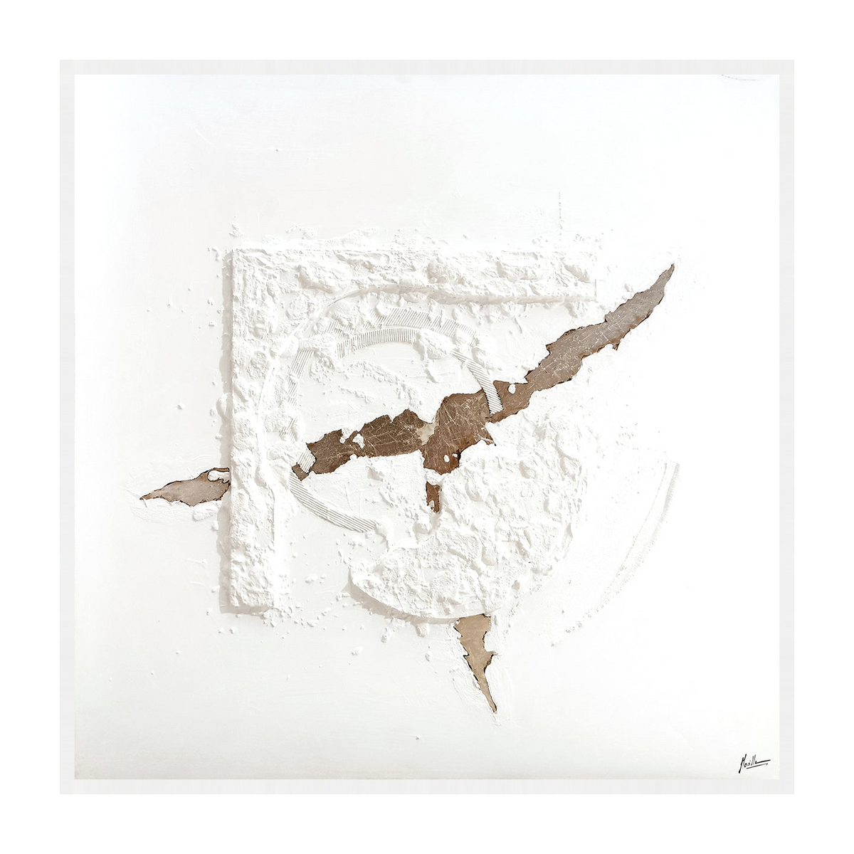 Revelation Canvas Artwork – White