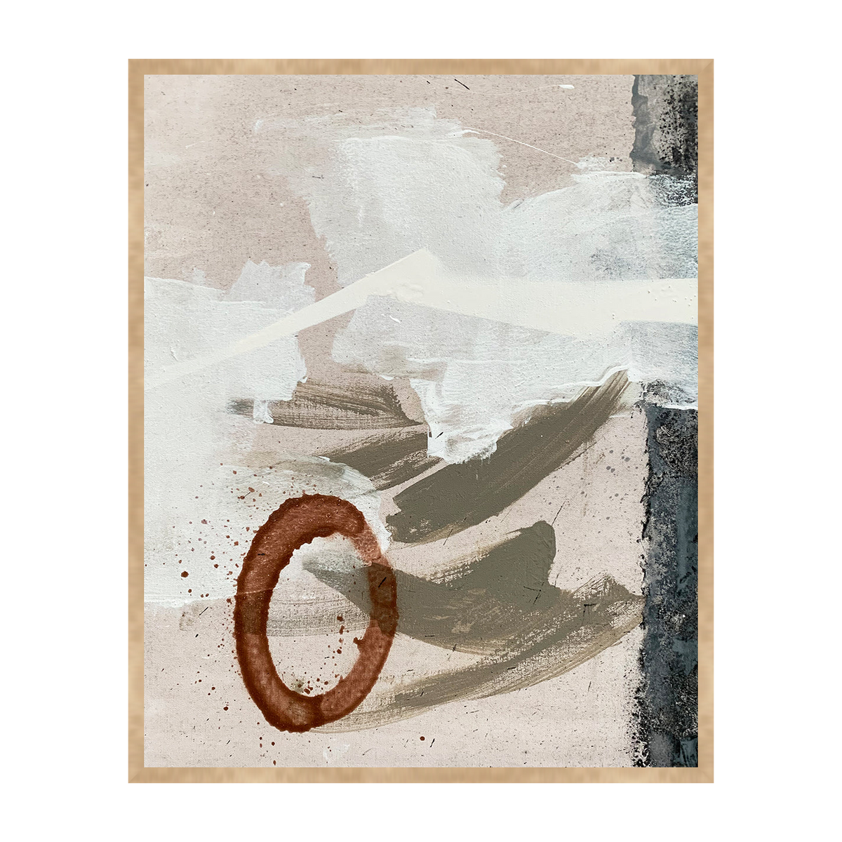 Rossa Canvas Artwork - Oak