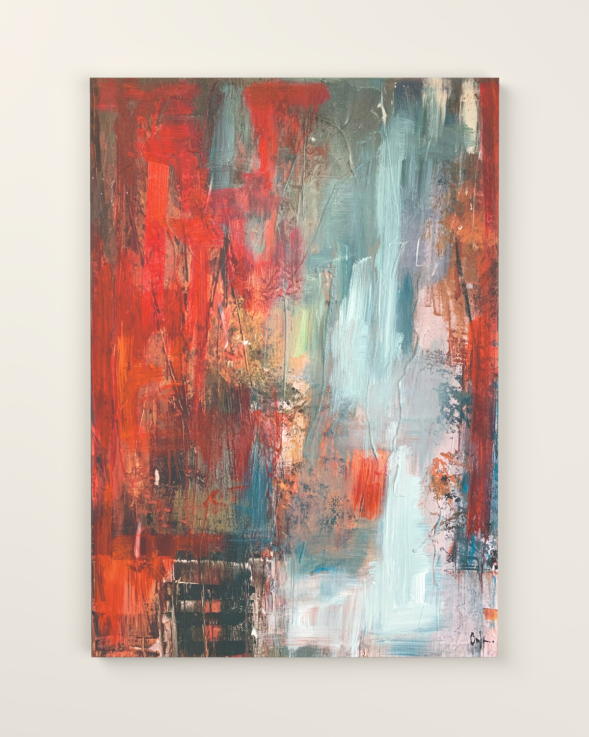 Rovella 1 Canvas Artwork without frame | KUNAL TREHAN Casa Maison Home