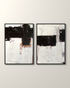 Sartoria 1 & 2 Canvas Artwork - Set of 2 in a Black frame | KUNAL TREHAN Casa Maison Home