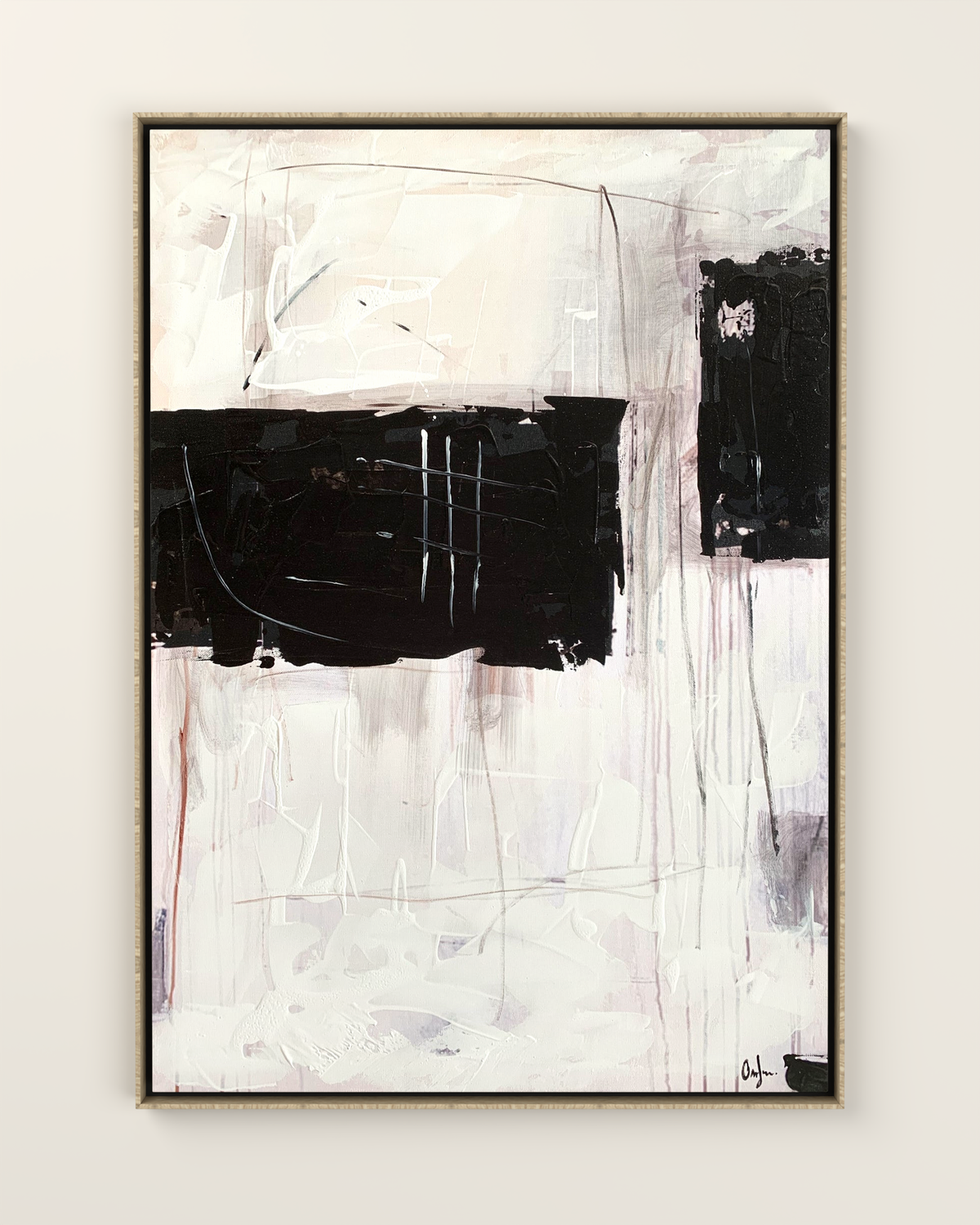 Sartoria 2 Canvas Artwork in an Oak frame | KUNAL TREHAN Casa Maison Home