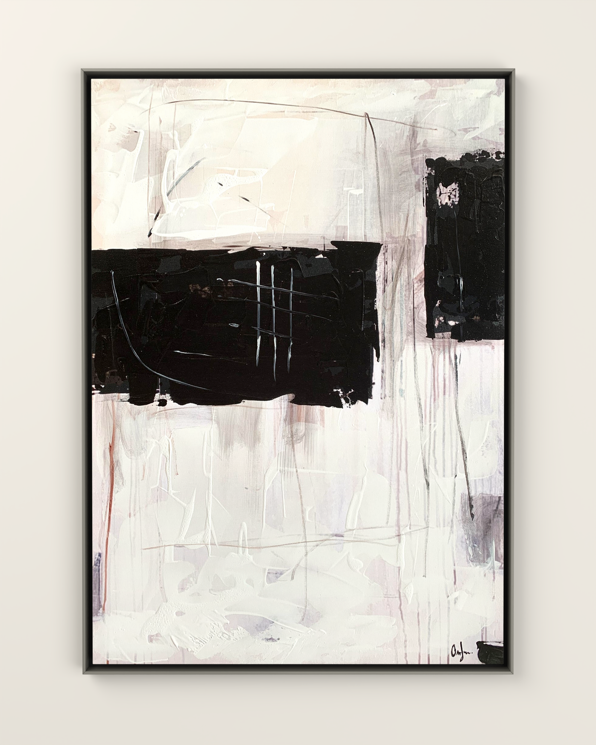 Sartoria 2 Canvas Artwork in a Silver frame | KUNAL TREHAN Casa Maison Home