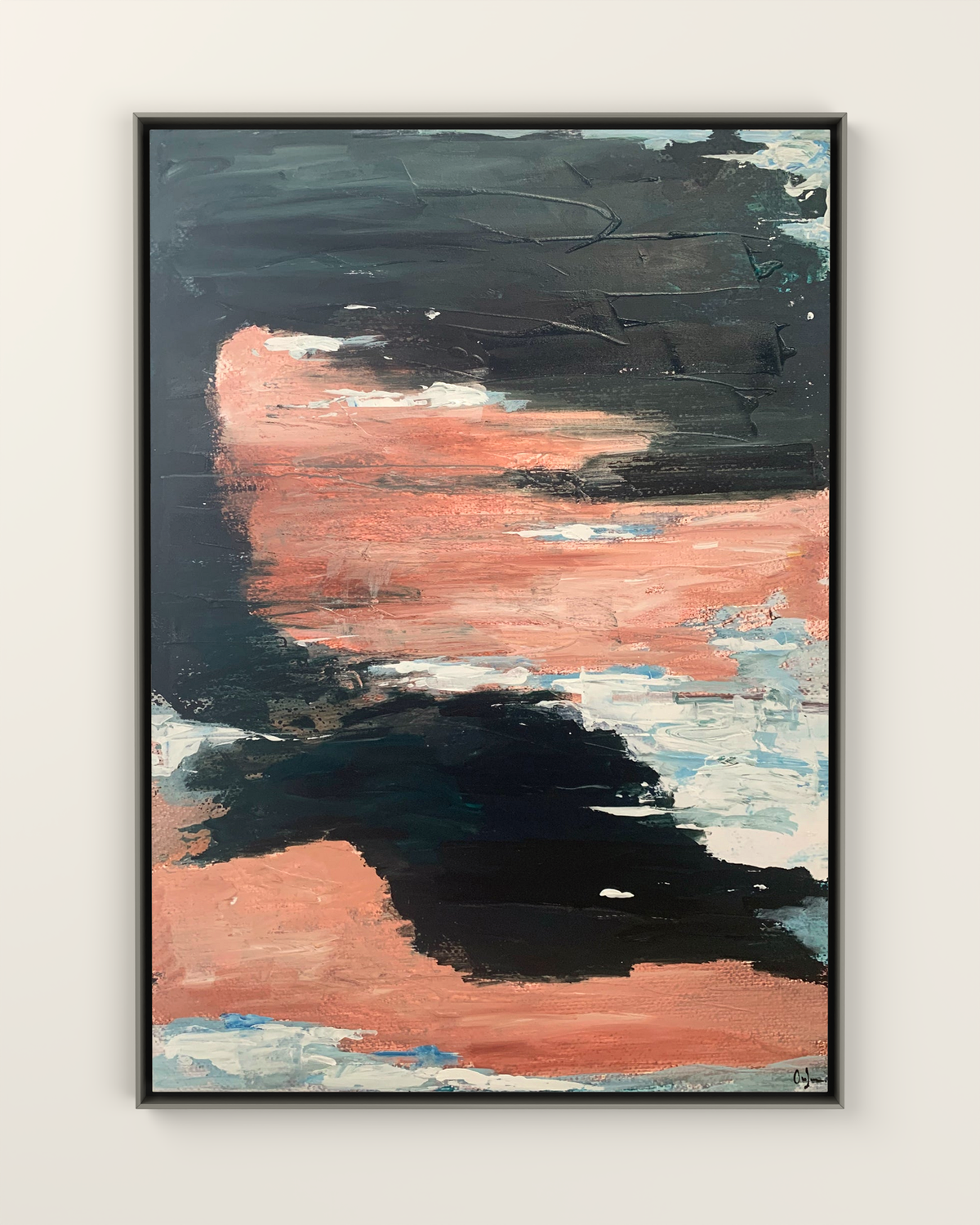 Savelletri Canvas Artwork in a Silver frame | KUNAL TREHAN Casa Maison Home