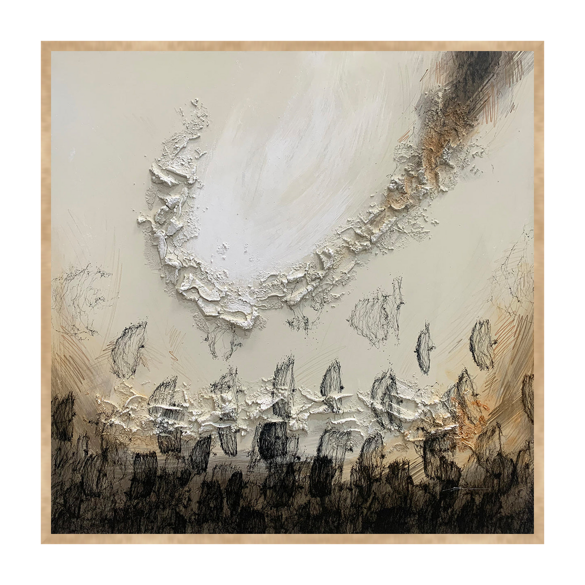 Scorza Canvas Artwork – Oak