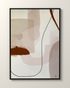 Siena Trace Canvas Artwork in a Black frame | KUNAL TREHAN Casa Maison Home