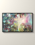 Solenne Canvas Artwork in a Black float frame | KUNAL TREHAN Casa Maison Home
