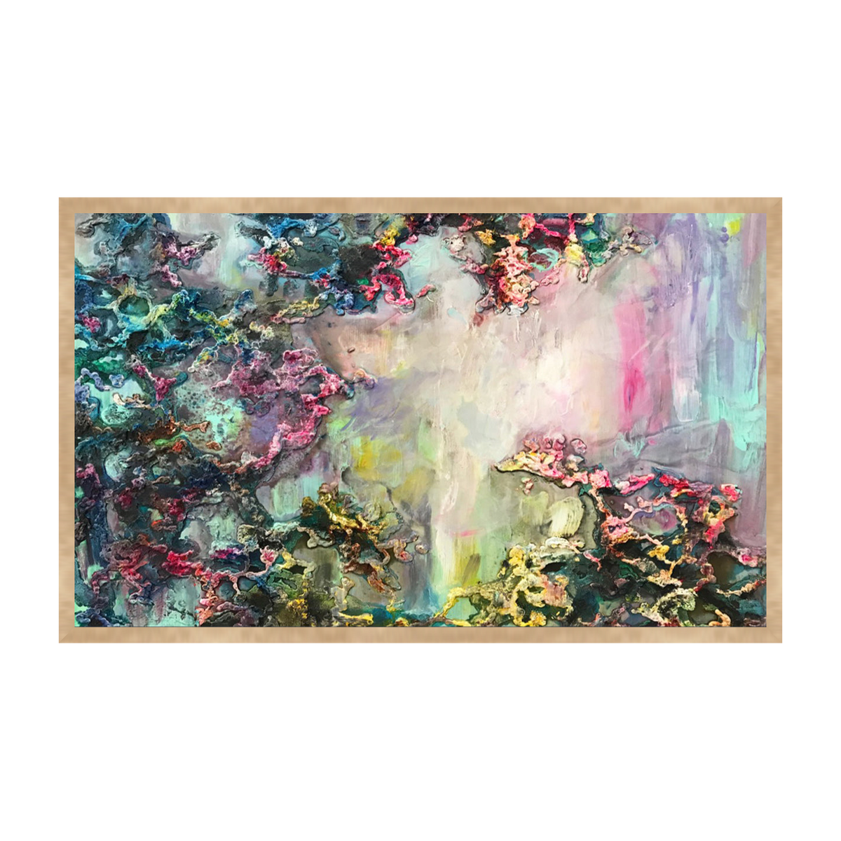 Solenne Canvas Artwork - Oak