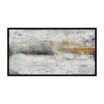 Solven canvas artwork — Black