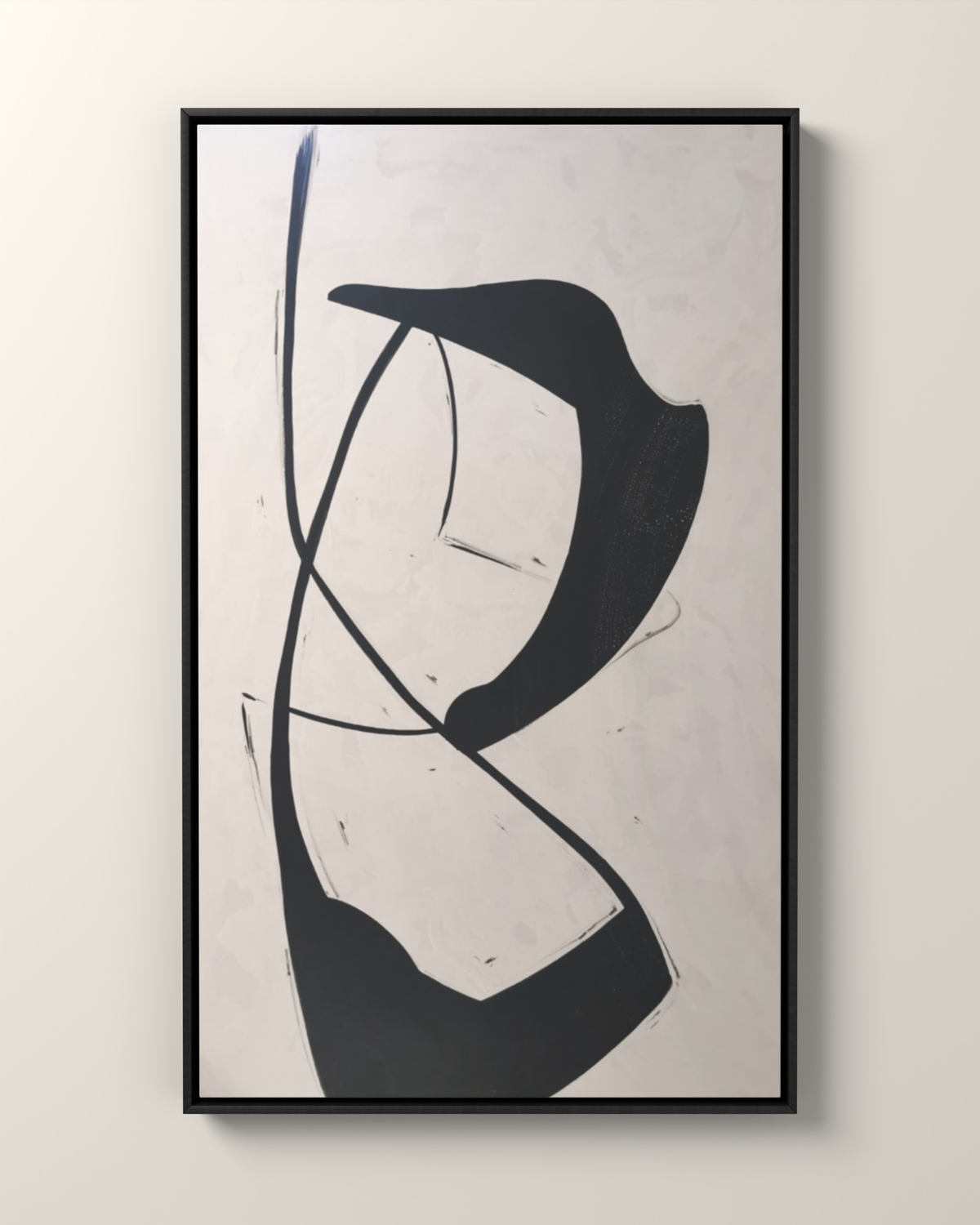 Sovra Canvas Artwork in a Black float frame | KUNAL TREHAN Casa Maison Home