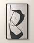 Sovra Canvas Artwork in a Black float frame | KUNAL TREHAN Casa Maison Home