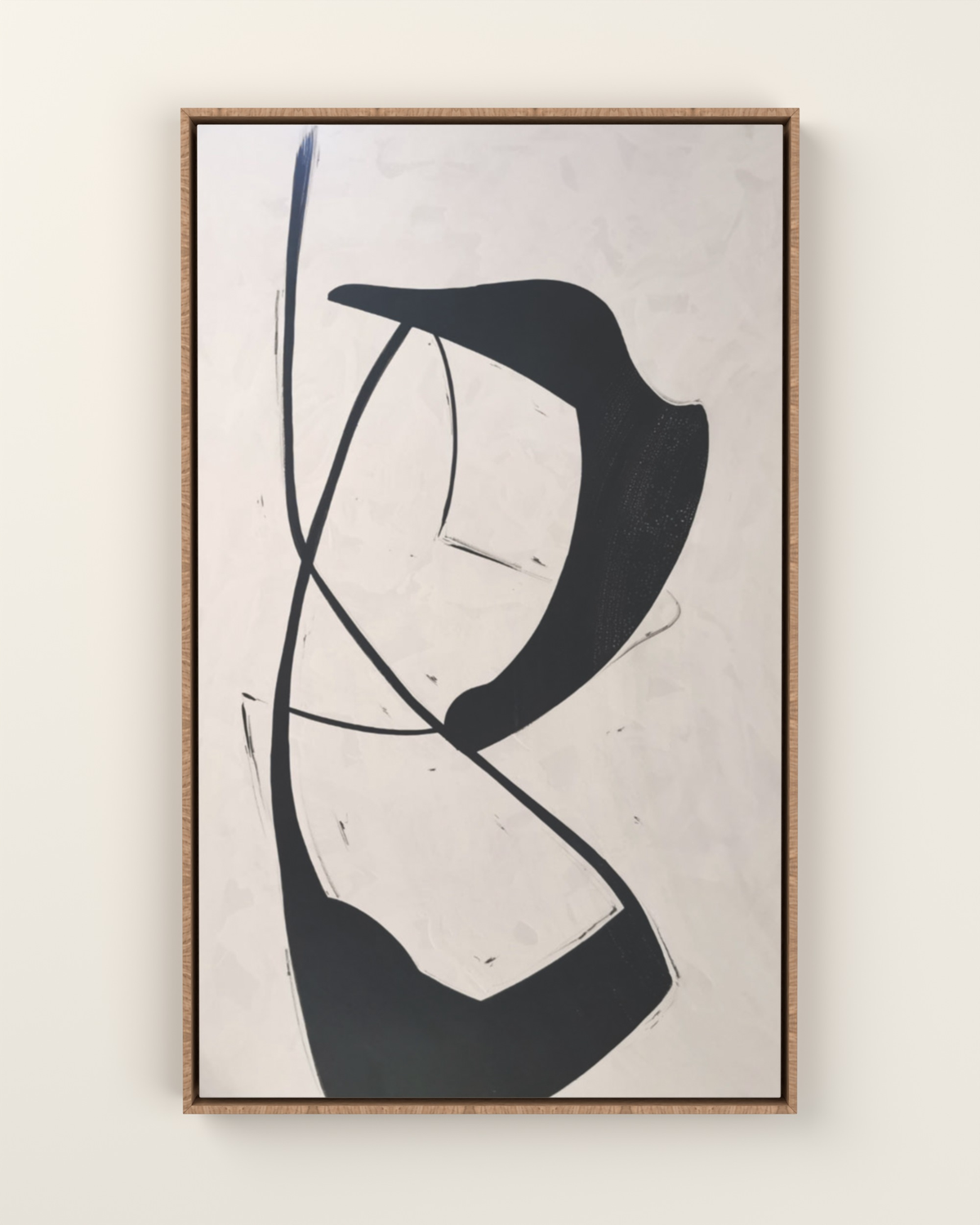 Sovra Canvas Artwork in an Oak float frame | KUNAL TREHAN Casa Maison Home