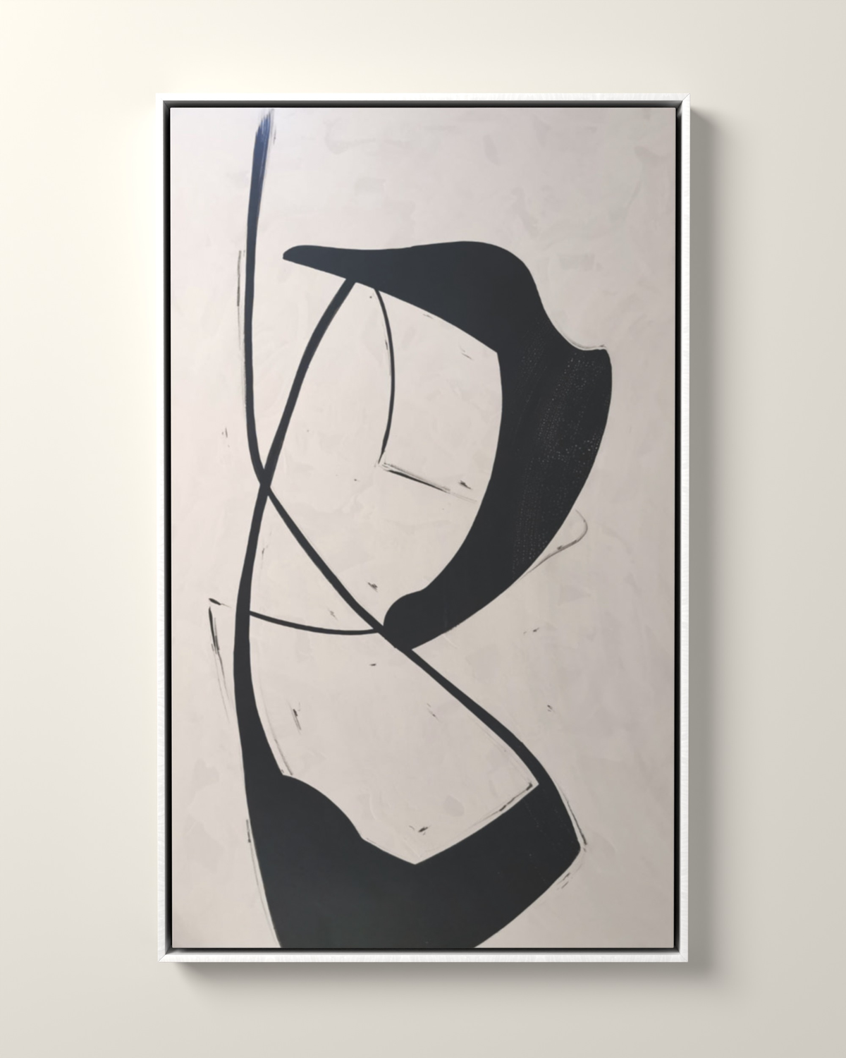 Sovra Canvas Artwork in a White float frame | KUNAL TREHAN Casa Maison Home