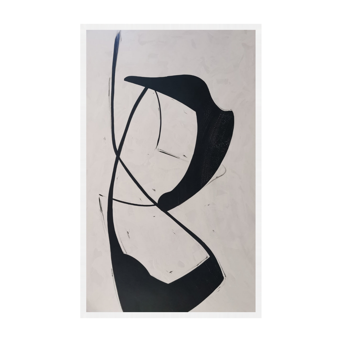 Sovra canvas artwork — White