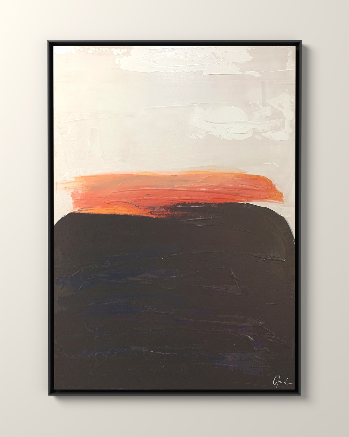 Terradura 2 Canvas Artwork in a Black frame | KUNAL TREHAN Casa Maison Home
