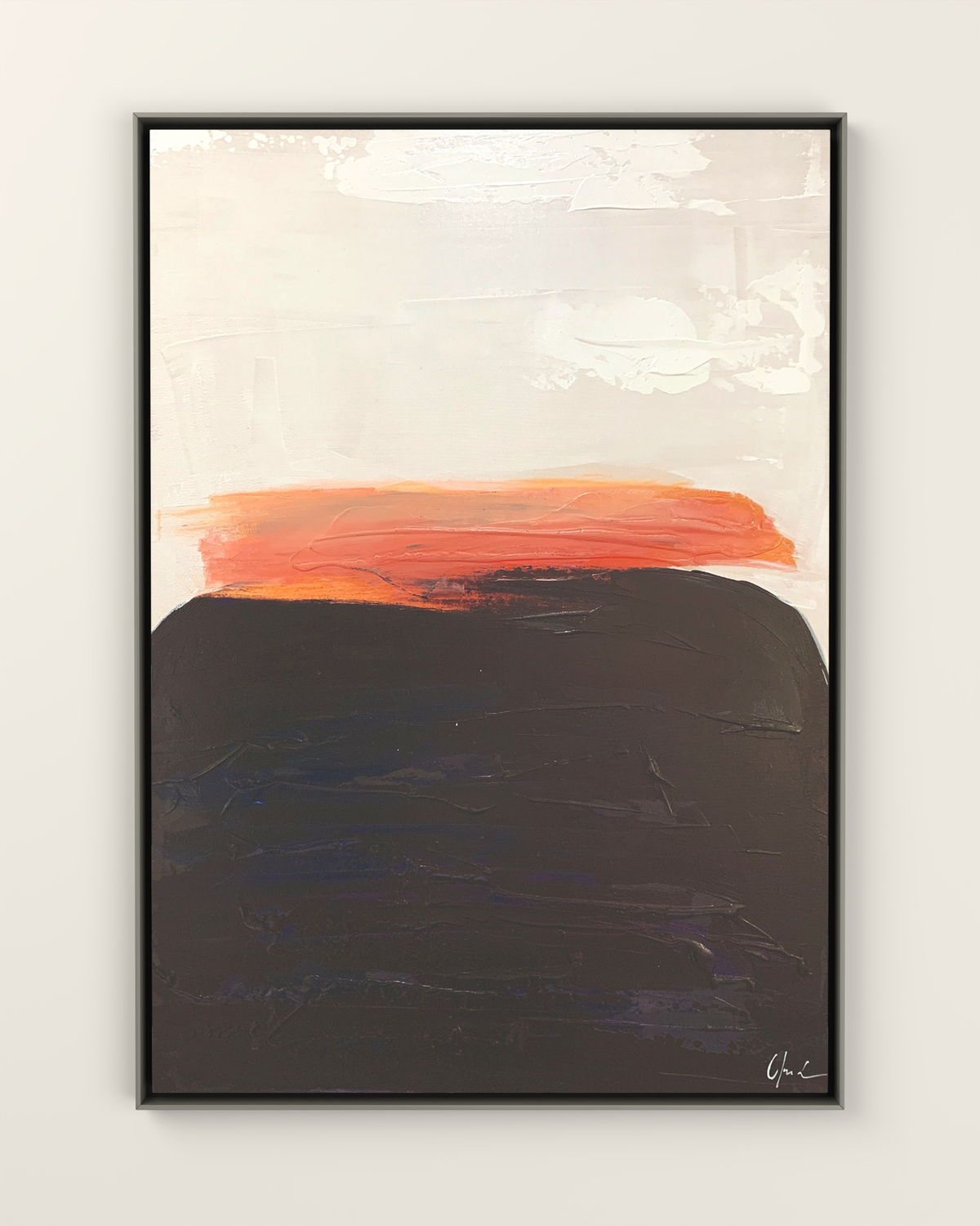 Terradura 2 Canvas Artwork in a Silver frame | KUNAL TREHAN Casa Maison Home
