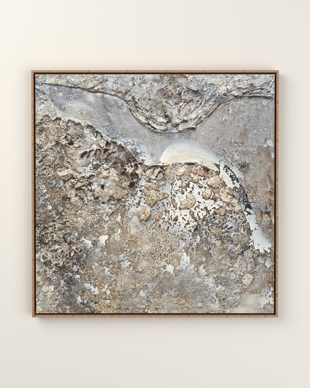 Tramonti Canvas Artwork in an Oak float frame | KUNAL TREHAN Casa Maison Home