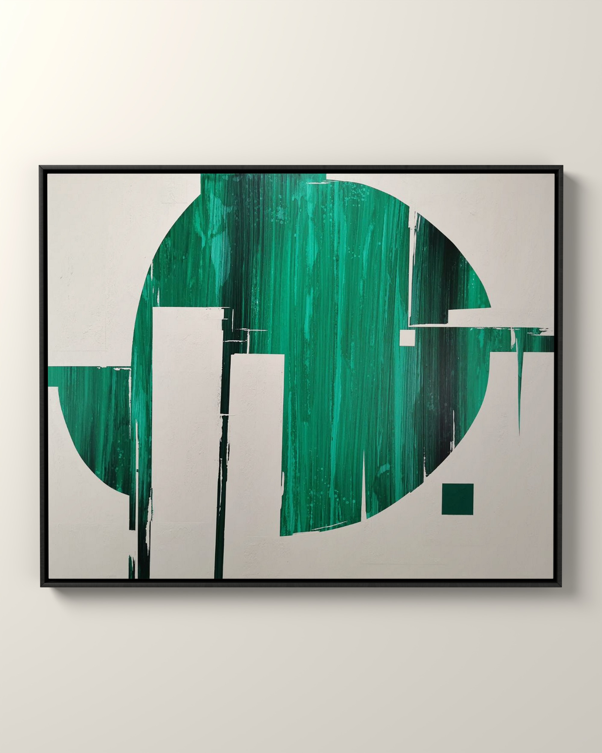 Valverde Canvas Artwork in a Black float frame | KUNAL TREHAN Casa Maison Home