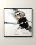 Varnen Canvas Artwork in a Black float frame | KUNAL TREHAN Casa Maison Home
