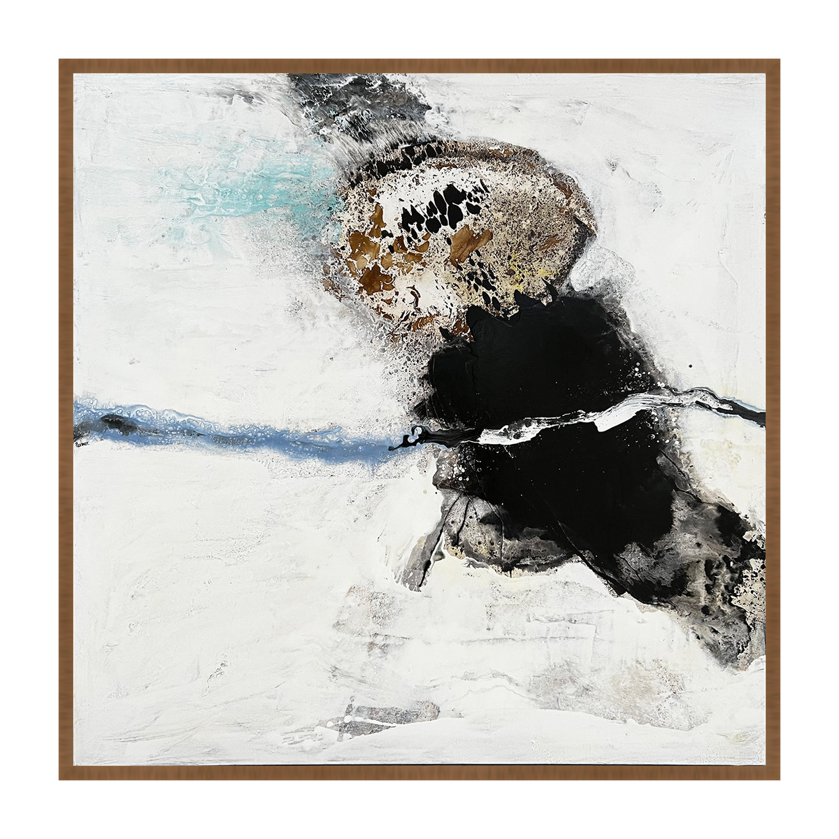 Varnen canvas artwork — Walnut