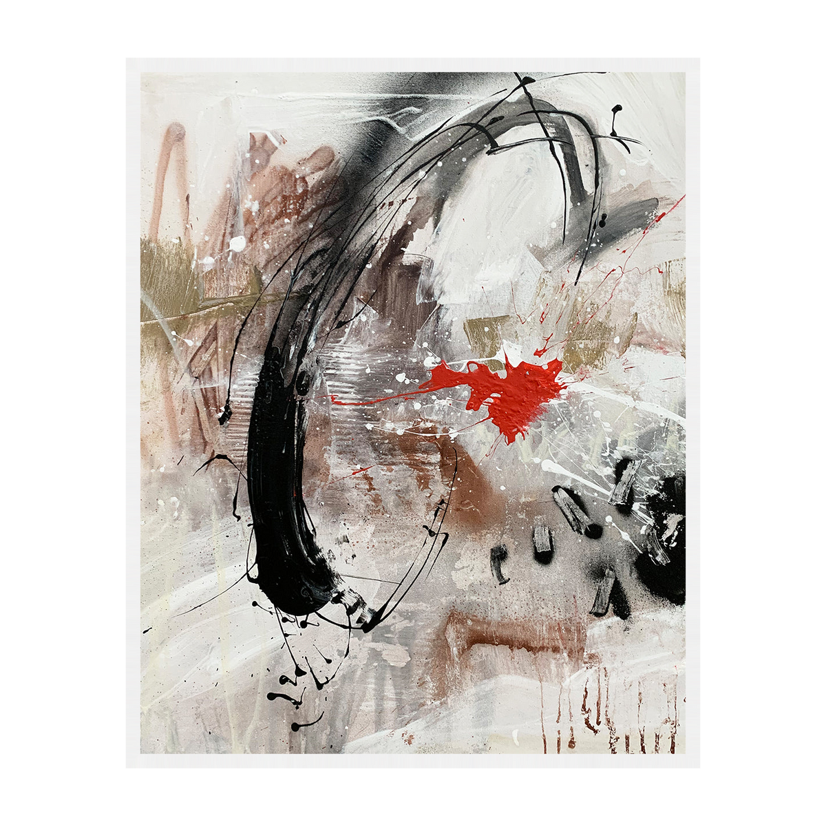 Veltrix Canvas Artwork – White