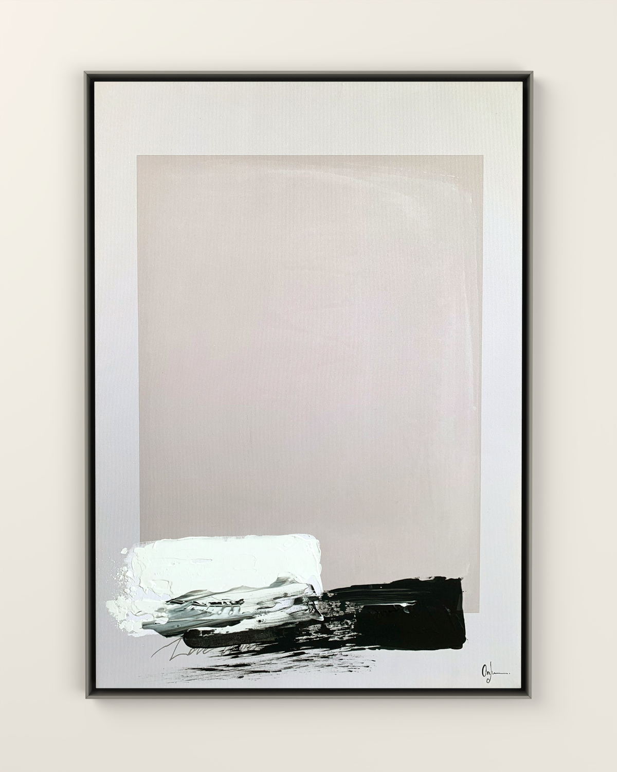 Vesso 2 Canvas Artwork in a Silver frame | KUNAL TREHAN Casa Maison Home
