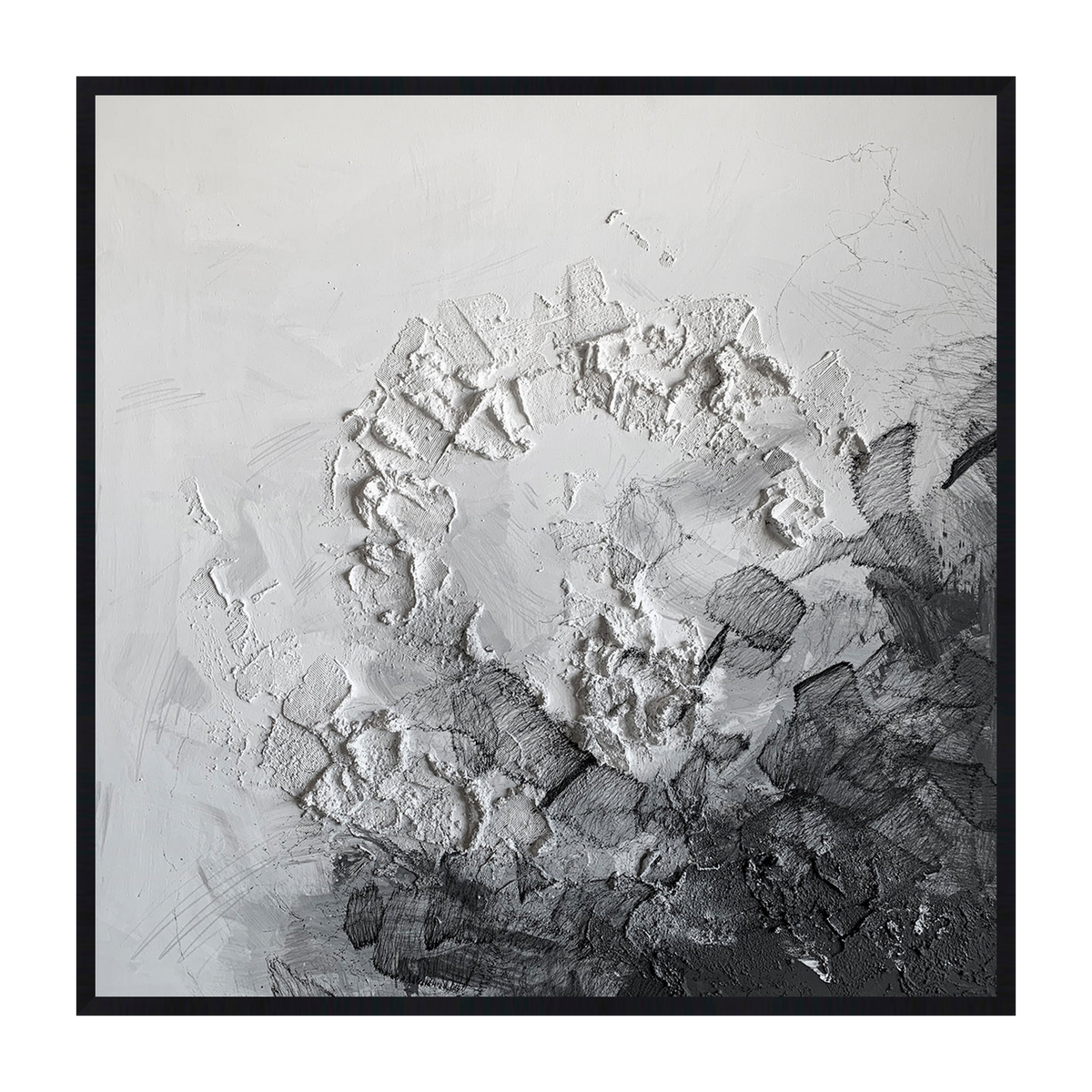 Vestige Canvas Artwork – Black