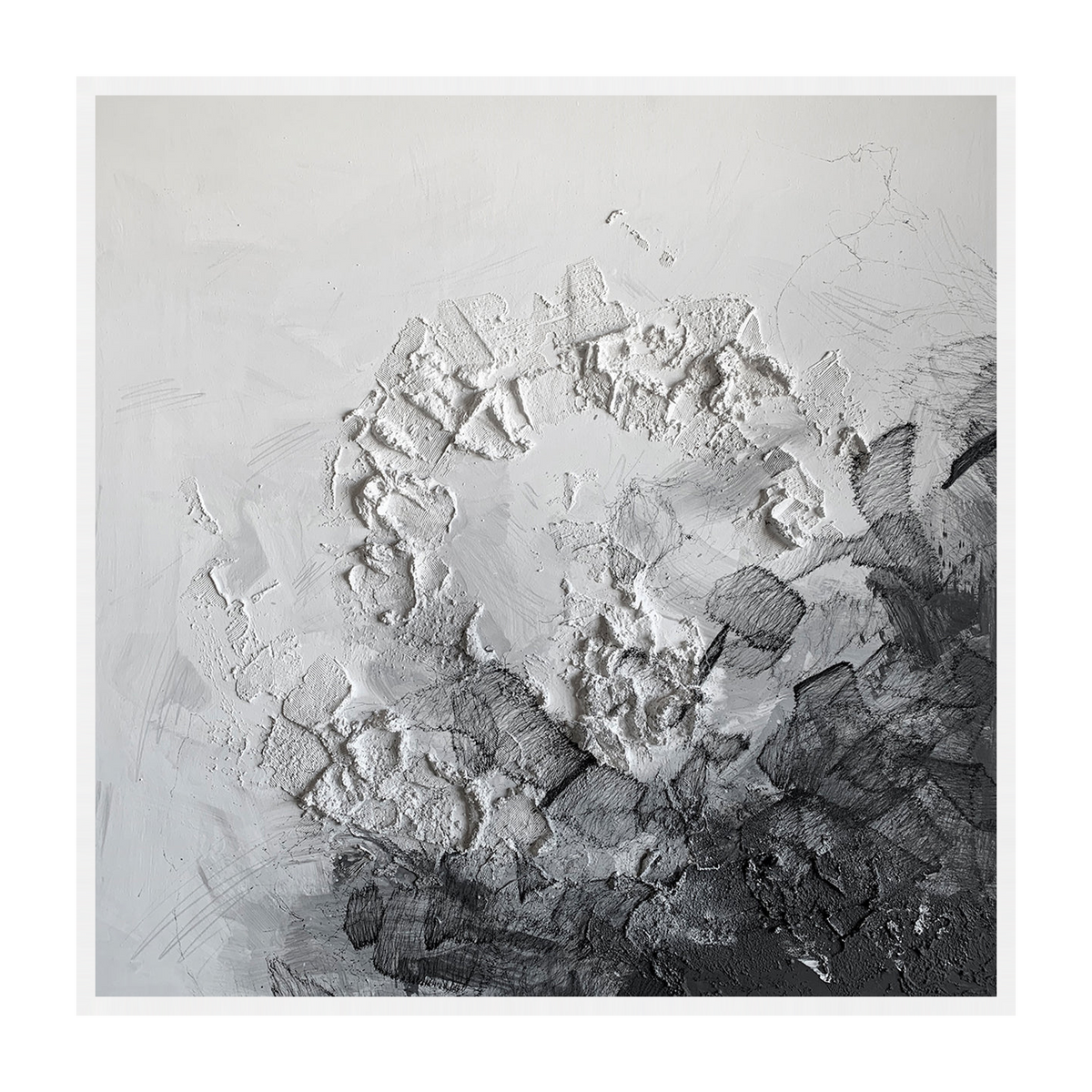 Vestige Canvas Artwork – White