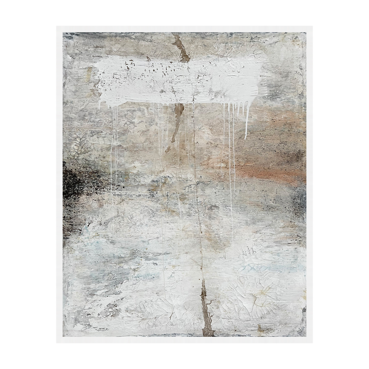 Vetrina Canvas Artwork - White