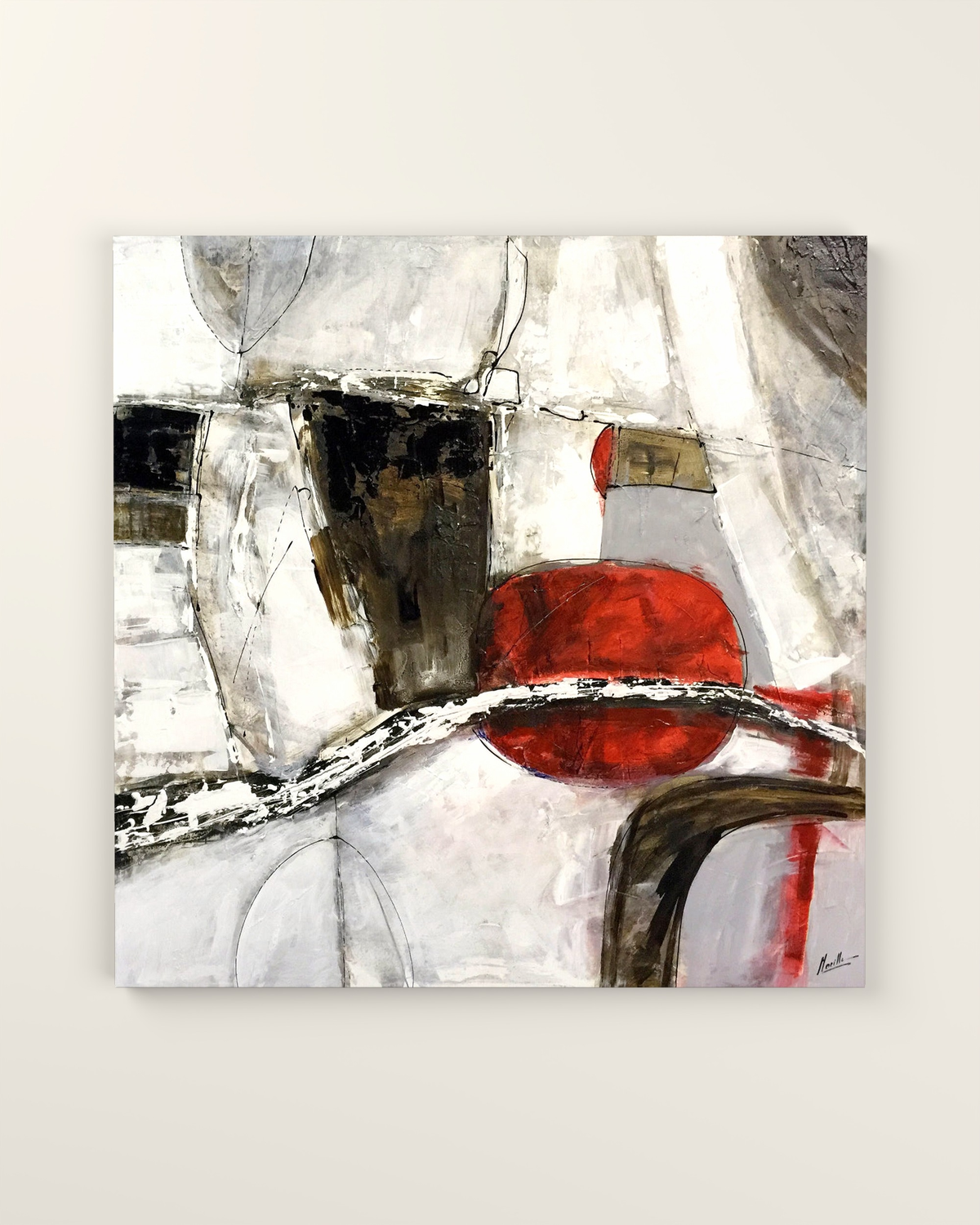Via Ferro Canvas Artwork without frame | KUNAL TREHAN Casa Maison Home