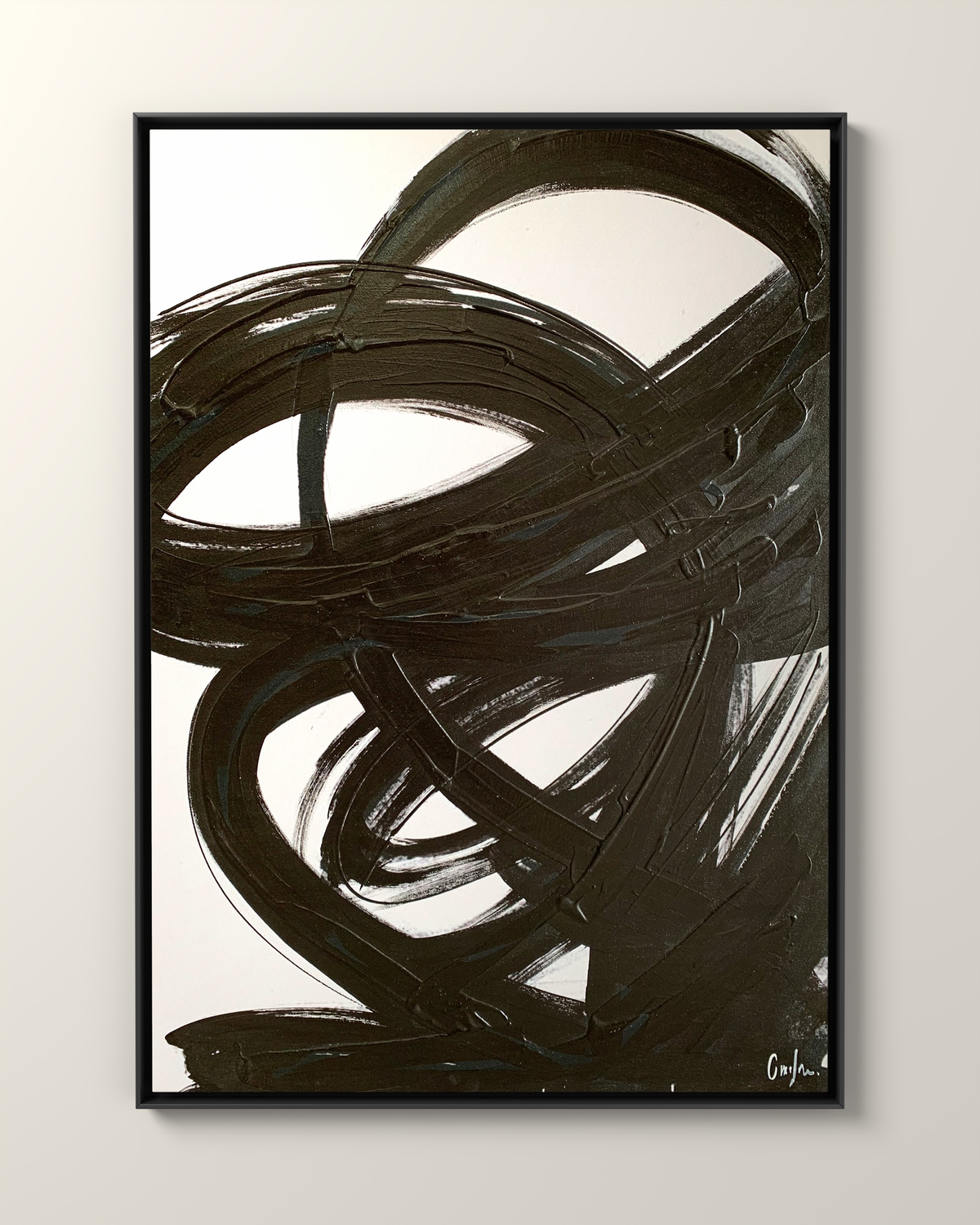 Virella Canvas Artwork in a Black frame | KUNAL TREHAN Casa Maison Home
