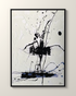 Vortice 2 Canvas Artwork in a Black frame | KUNAL TREHAN Casa Maison Home