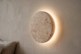 The Alba Travertine Wall Light